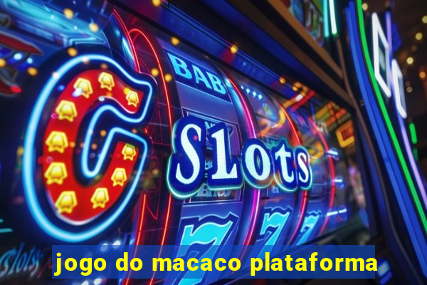 jogo do macaco plataforma